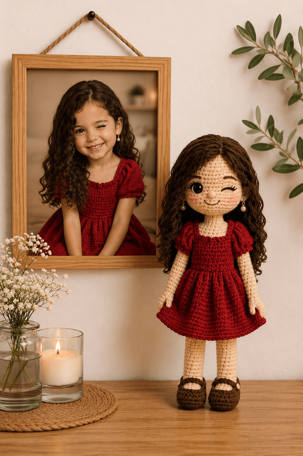 Crochet Couple Dolls I Custom Look Alike Dolls from Your Photo I Special Day Gift - Image 4