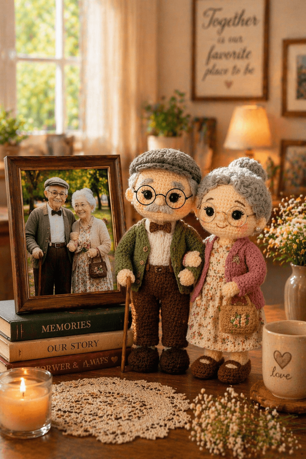 Crochet Couple Dolls I Custom Look Alike Dolls from Your Photo I Special Day Gift - Image 10