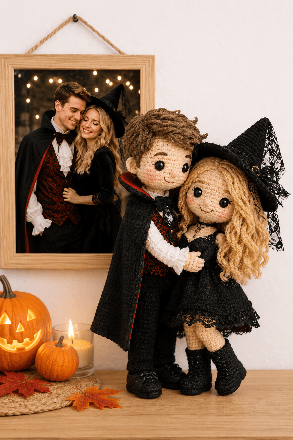 Crochet Couple Dolls I Custom Look Alike Dolls from Your Photo I Special Day Gift - Image 3