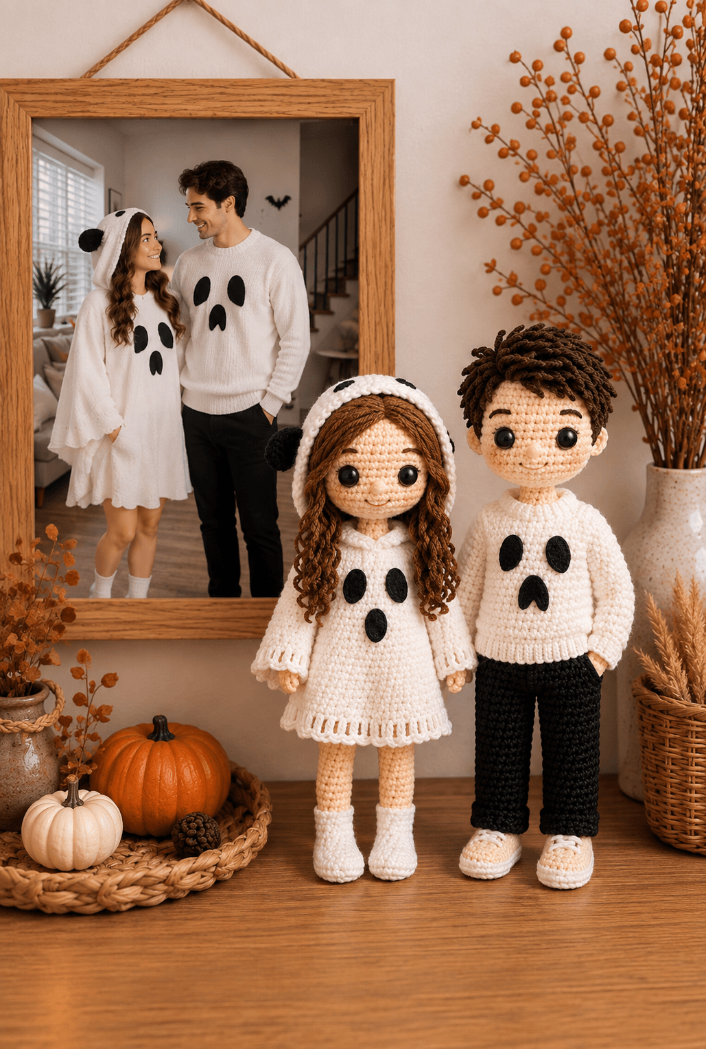Crochet Couple Dolls I Custom Look Alike Dolls from Your Photo I Special Day Gift - Image 8