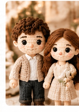 Custom Couple Dolls
