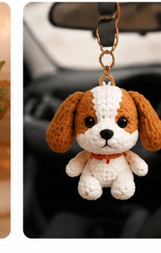 Cute Dog Keychain