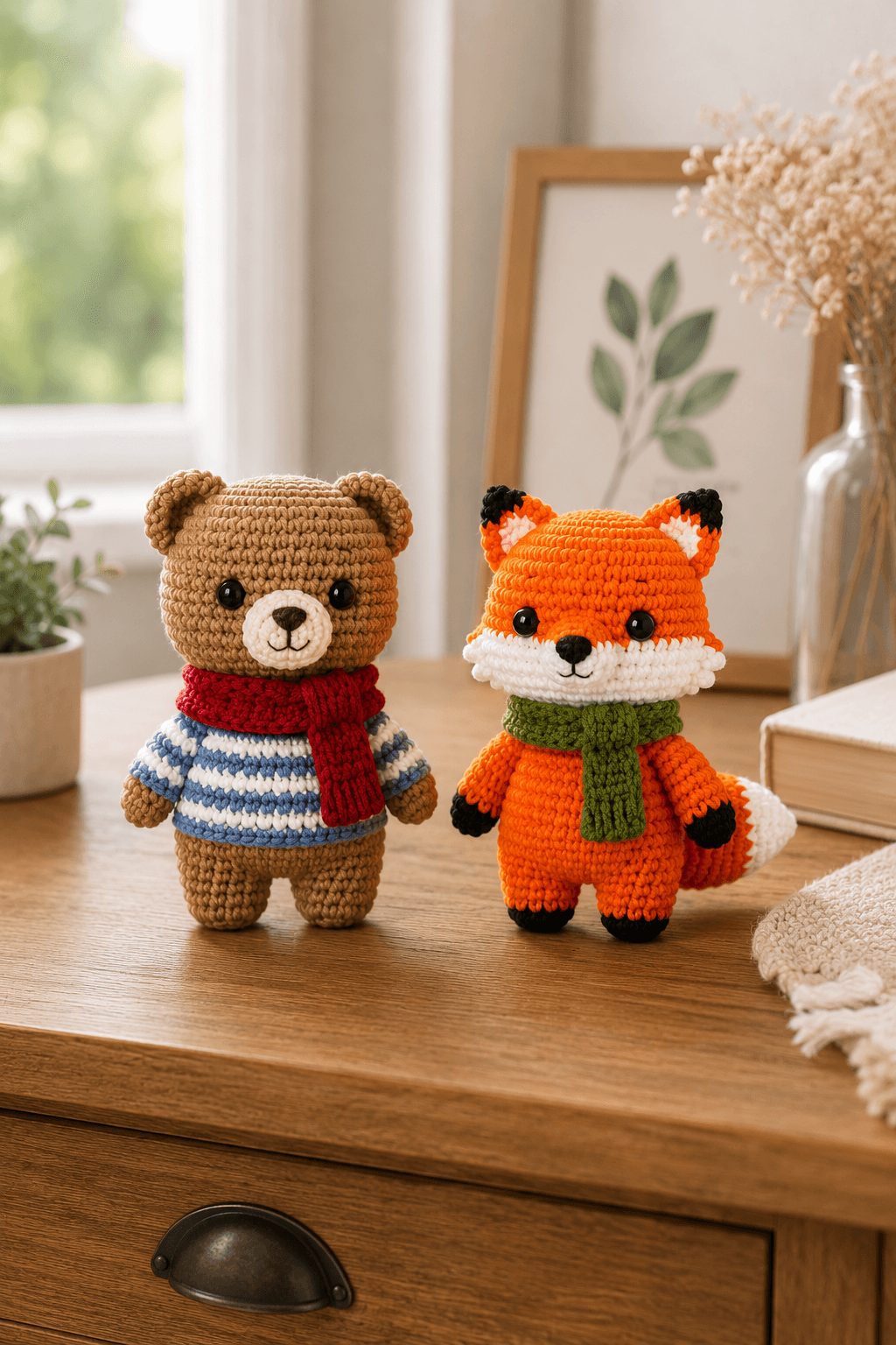 Custom Crochet Animal Dolls | Handmade Cute Plush Gifts | Plush Gifts - Image 3